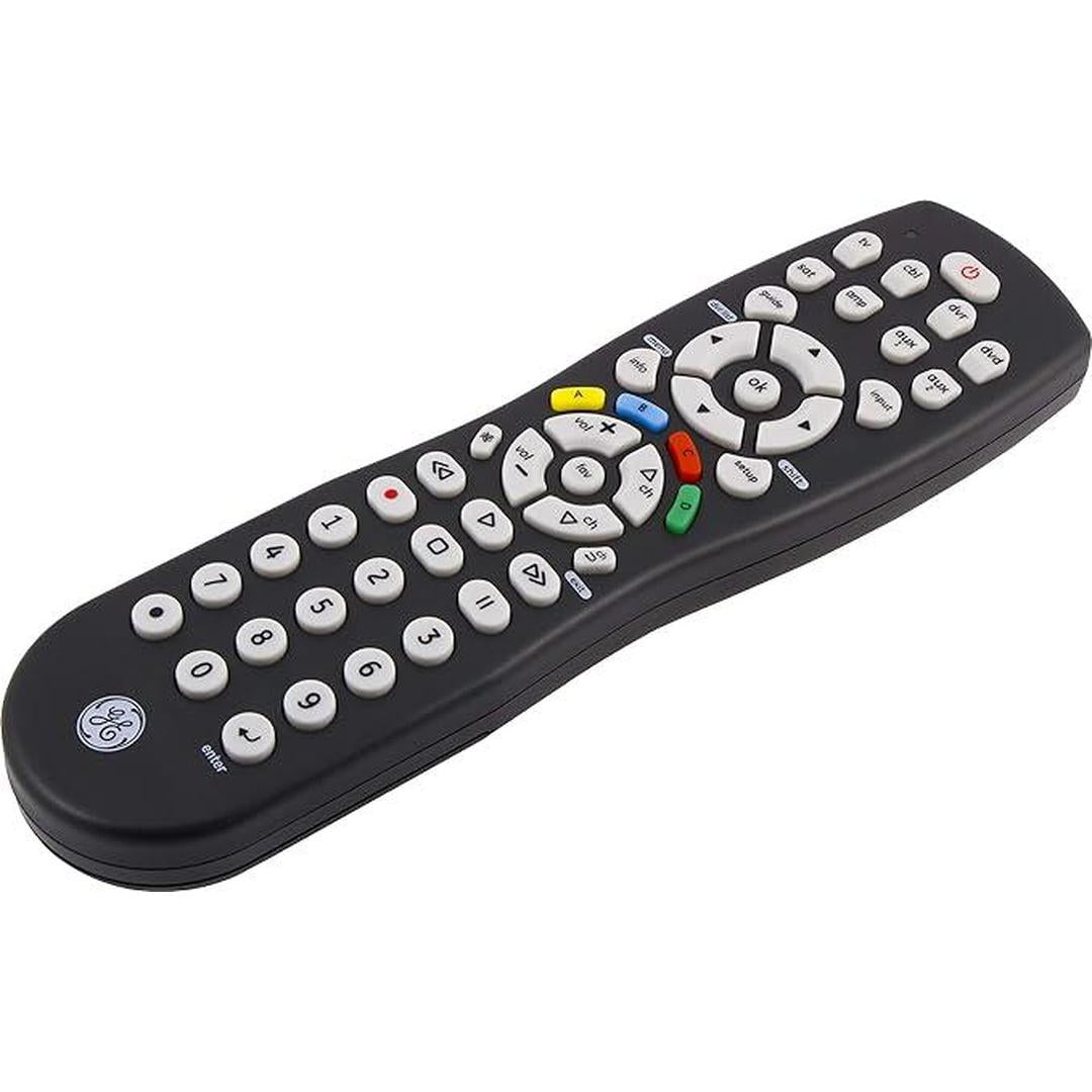 GE 34929 8-Device Universal Remote, Black