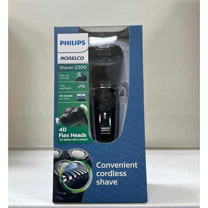 Philips Norelco Shaver 2300 Rechargeable Electric Shaver with PopUp Trimmer, S1211/81