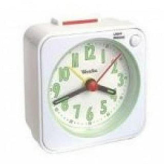 Westclox Gen Quartz Travel Alarm - White