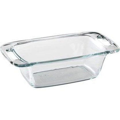 Pyrex Easy Grab Loaf Pan | Glass | Pack of 2 Dishes - 1.5 Quarts