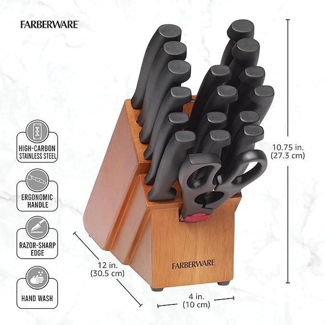 Farberware Never Needs Sharpening High-Carbon Stainless Steel Knife