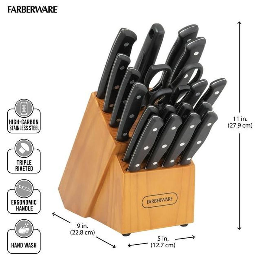 Farberware Triple Rivet Knife Block Set - Thumbnail 5