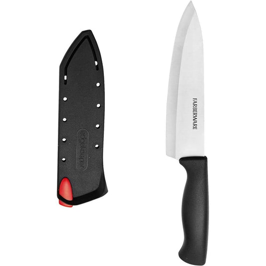 Farberware Edgekeeper 6-Inch Chef Knife with Self-Sharpening Blade Cover