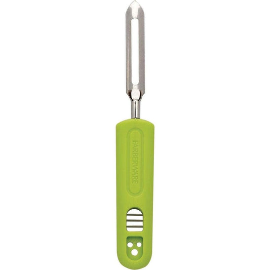 Farberware Classic Stainless Steel Peeler With Built-In Bean and Herb Slicer