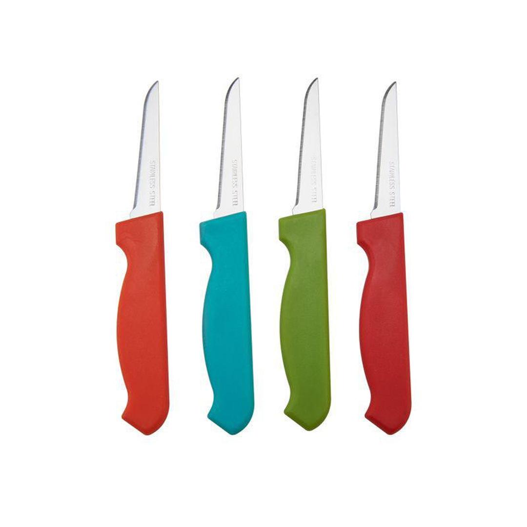 Farberware 5215732 Stainless Steel Paring Knife Set, Set of 4