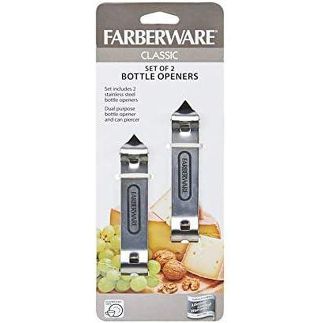 Farberware 5215764 Stainless Steel Bottle Opener, Silver