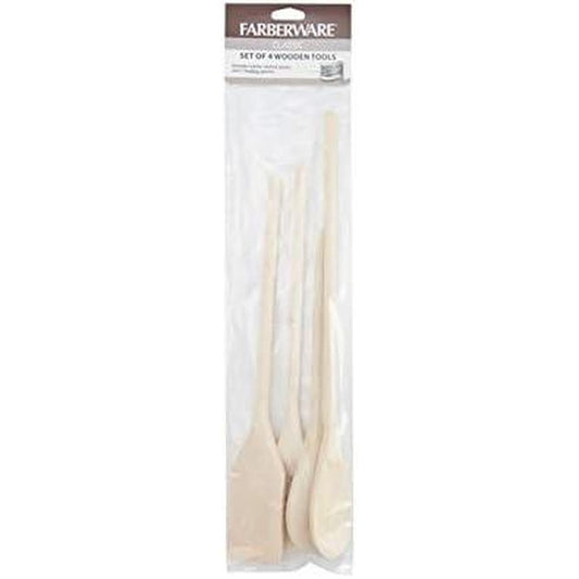 Farberware 5216051 Wood Spoons, Beige