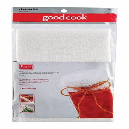 GoodCook Everyday 100% Cotton Cheesecloth, 2 square yards, Bleached