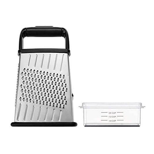  Farberware 4-Sided Stainless Steel Box Grater with Detachable Storage Container