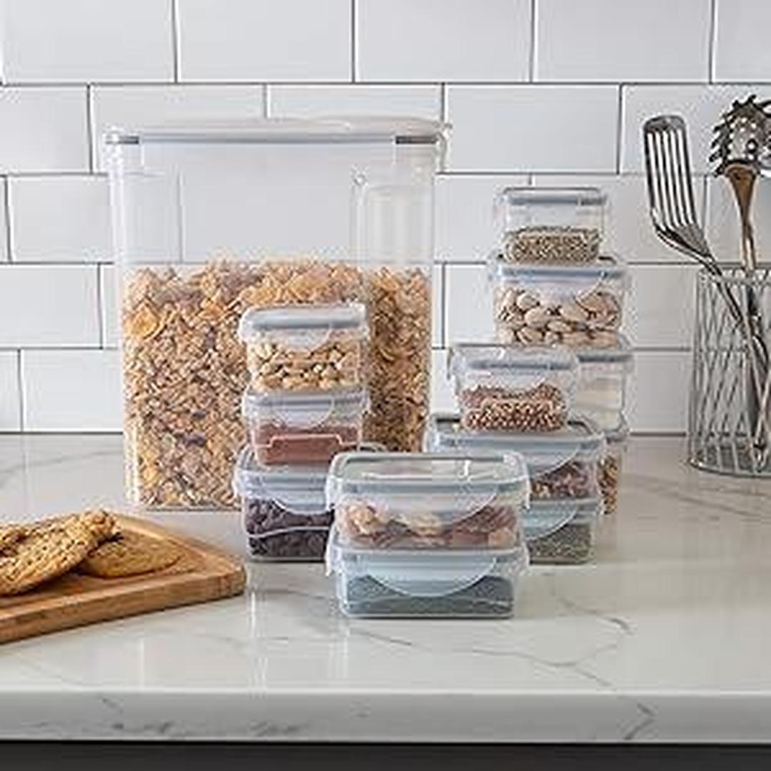 26 pc Airtight Food Storage Jars with Lids - Thumbnail 2