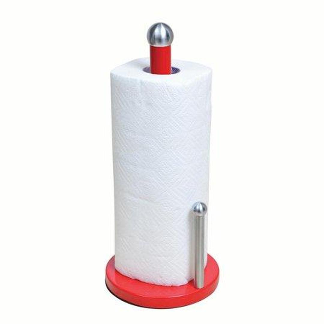 Kitchen Details Paper Towel Holder in Red
