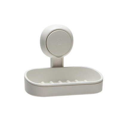 Power Lock Suction Soap Holder- White