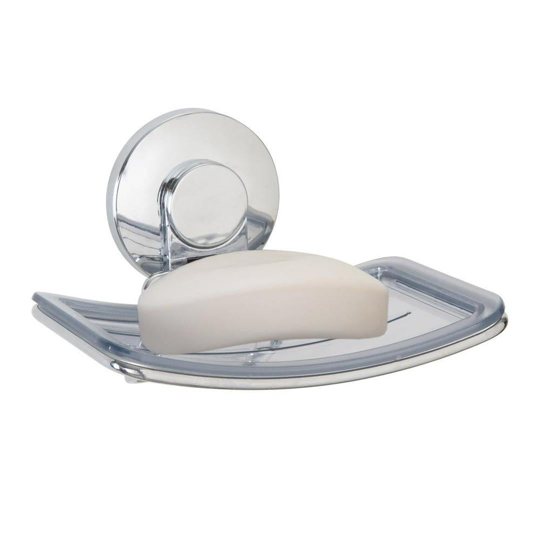 Bath Bliss Gel Suction Wire Soap Dish in Chrome