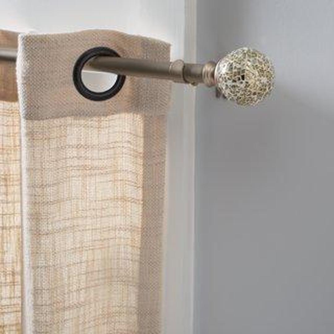 48” - 86” Home Details Champage Palermo Adjustable Curtain Rod