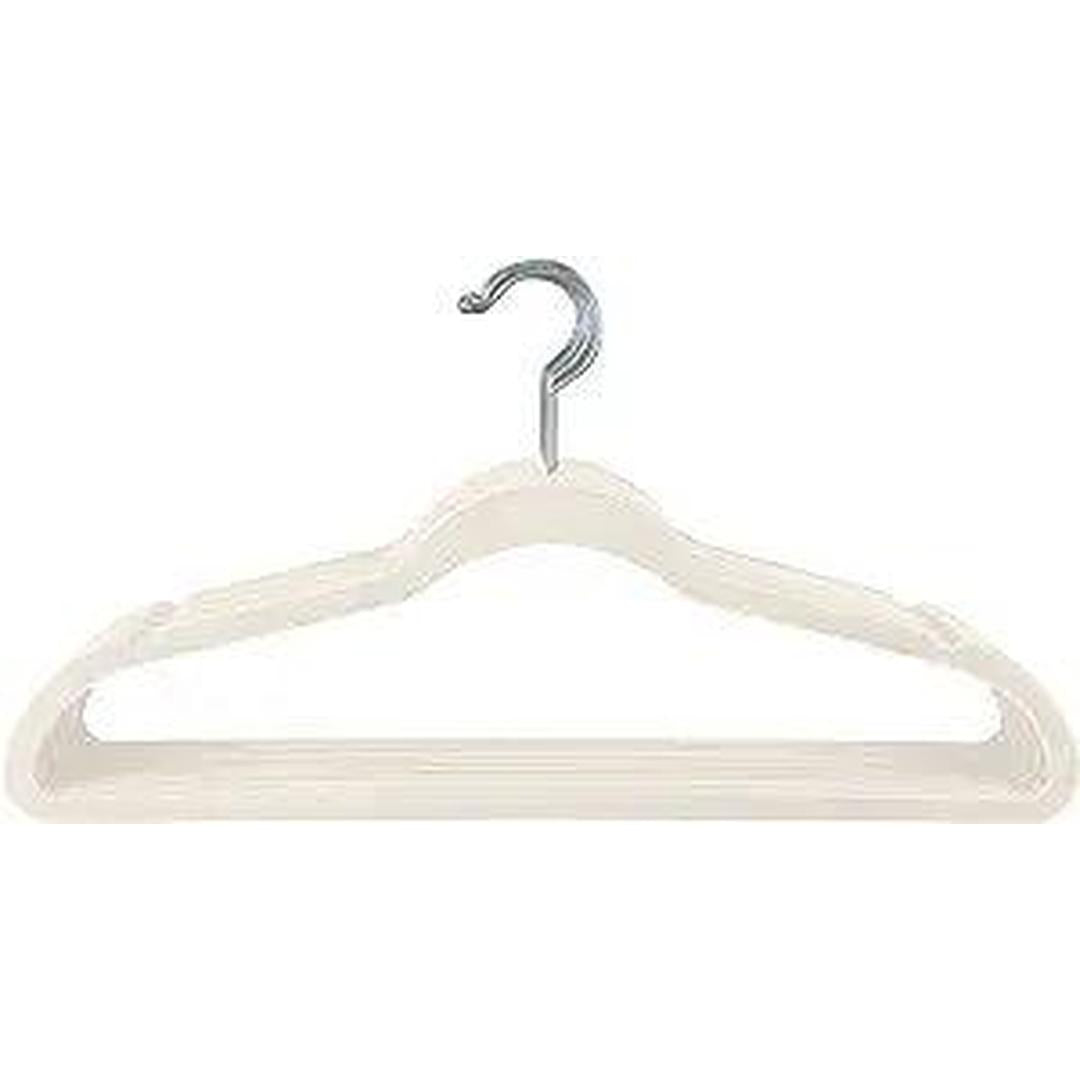 Simplify Durable Plastic and ABS Clothes Hanger - 10 Count