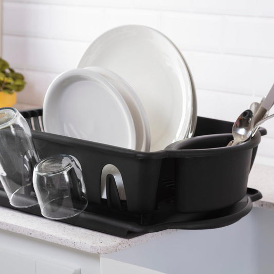 Sterilite, 2 Piece Sink Set, Black