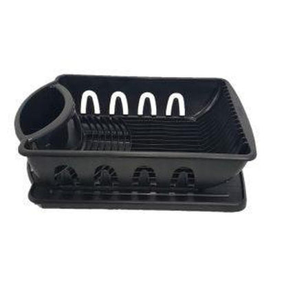 Sterlite Large Plastic Black Sink Drain Rack