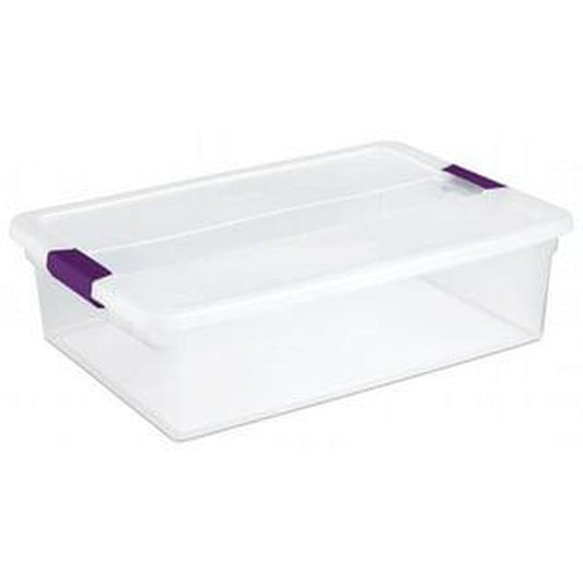 Sterilite 8 Gallon Plastic Storage Boxes, 6 Count