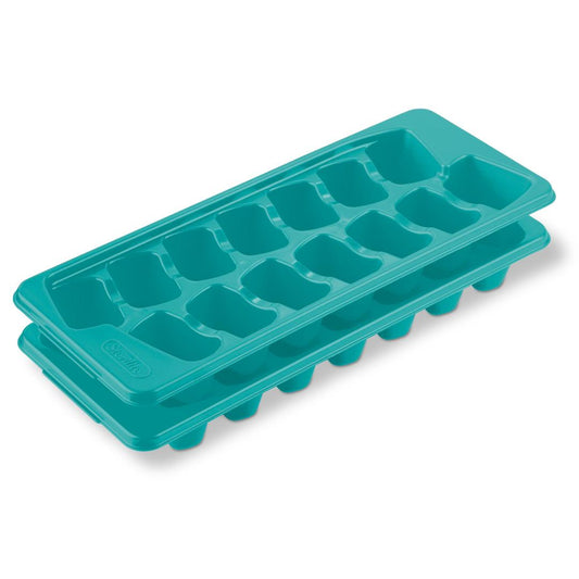 Sterilite Set of Two Ice Cube Trays Food Storage, Blue Atoll