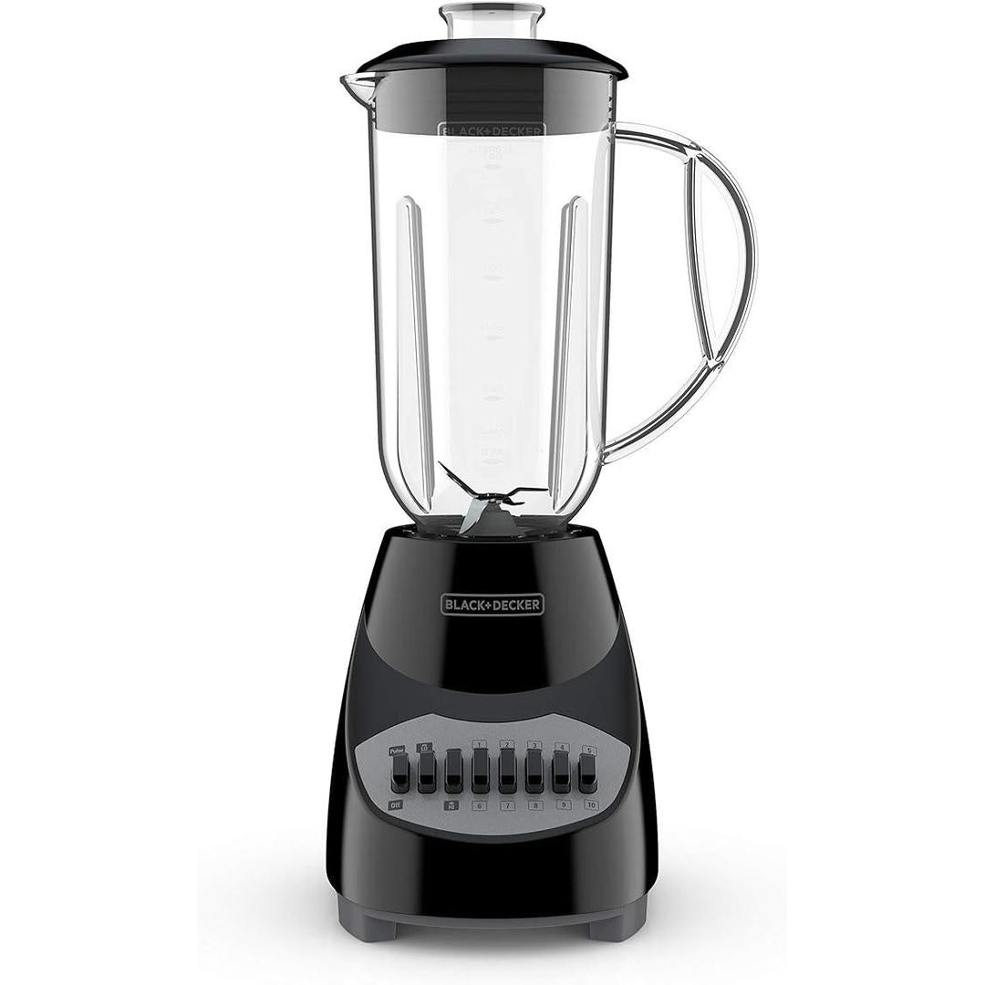 BLACK+DECKER Crush Master Blender, 10-Speeds with Stainless Steel Blades