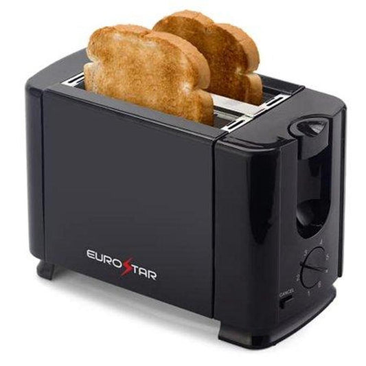 EUROSTAR 2-Slice Toaster (BLACK)