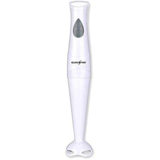 EUROSTAR 2-Speed Immersion Hand Blender with Detachable Shaft (White)