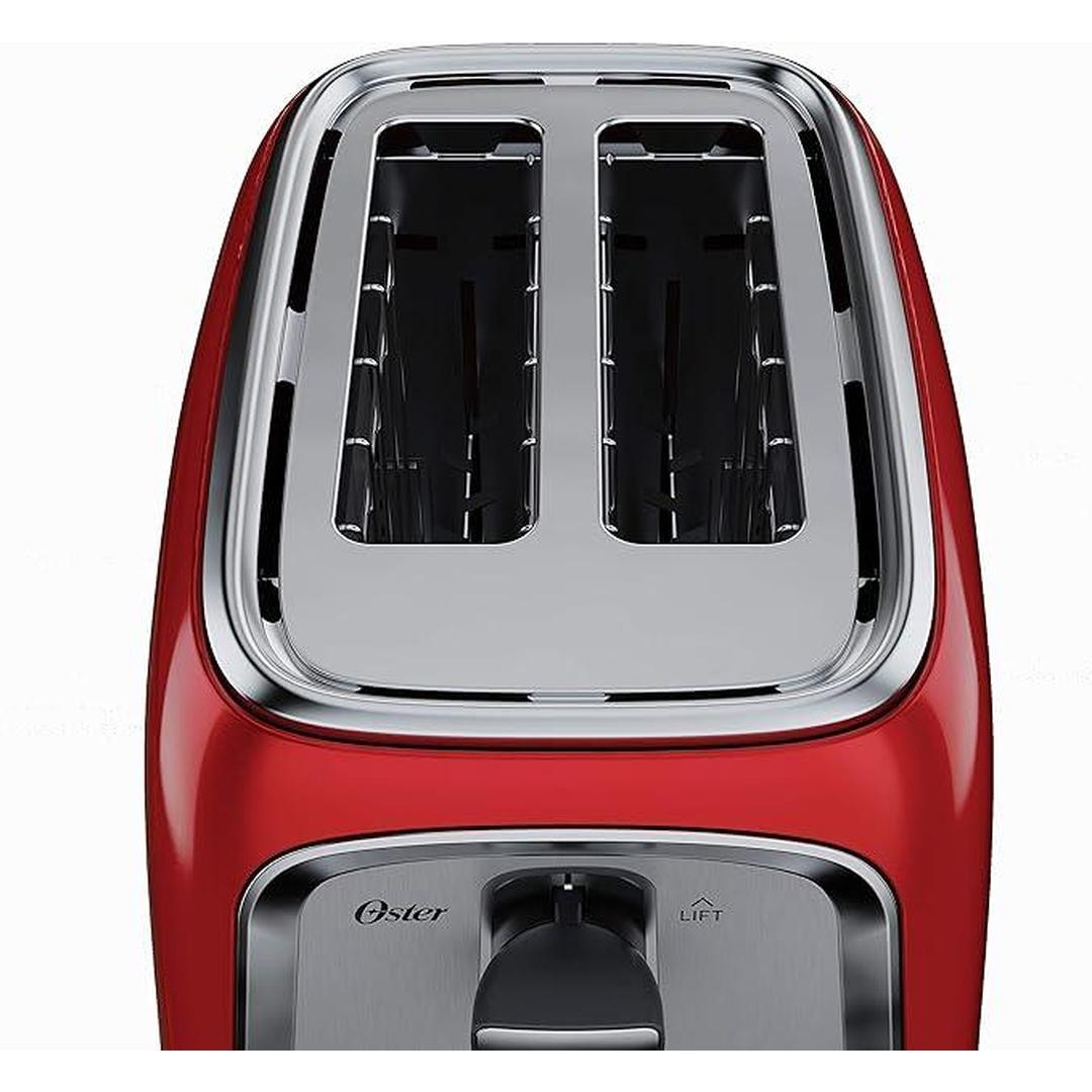 Oster 2 Slice Toaster with Extra Wide Slots Red