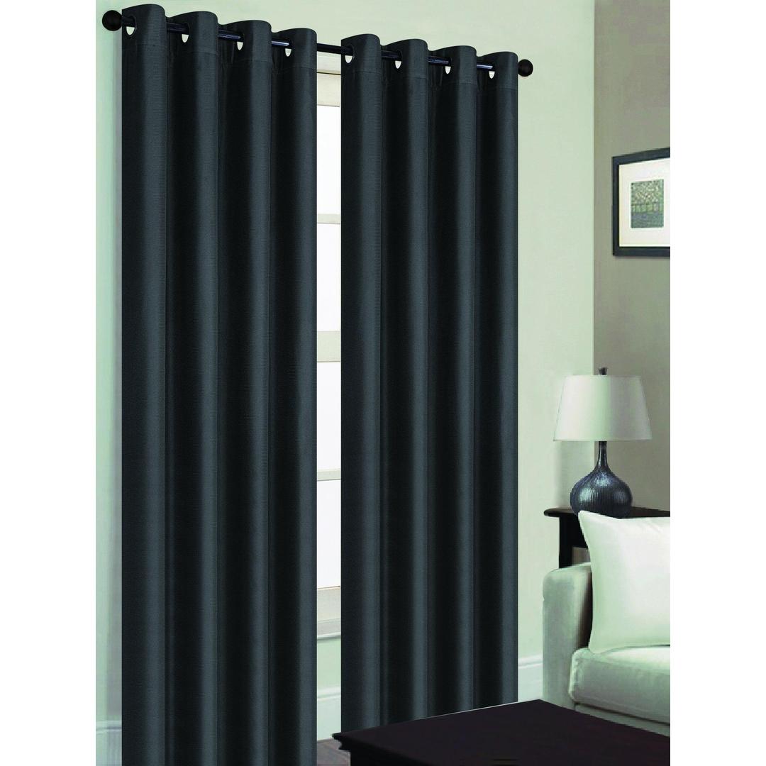 Chic York Black Blackout Grommet Panel - Elevate Your Space with Style and Functionality (54" x 84")