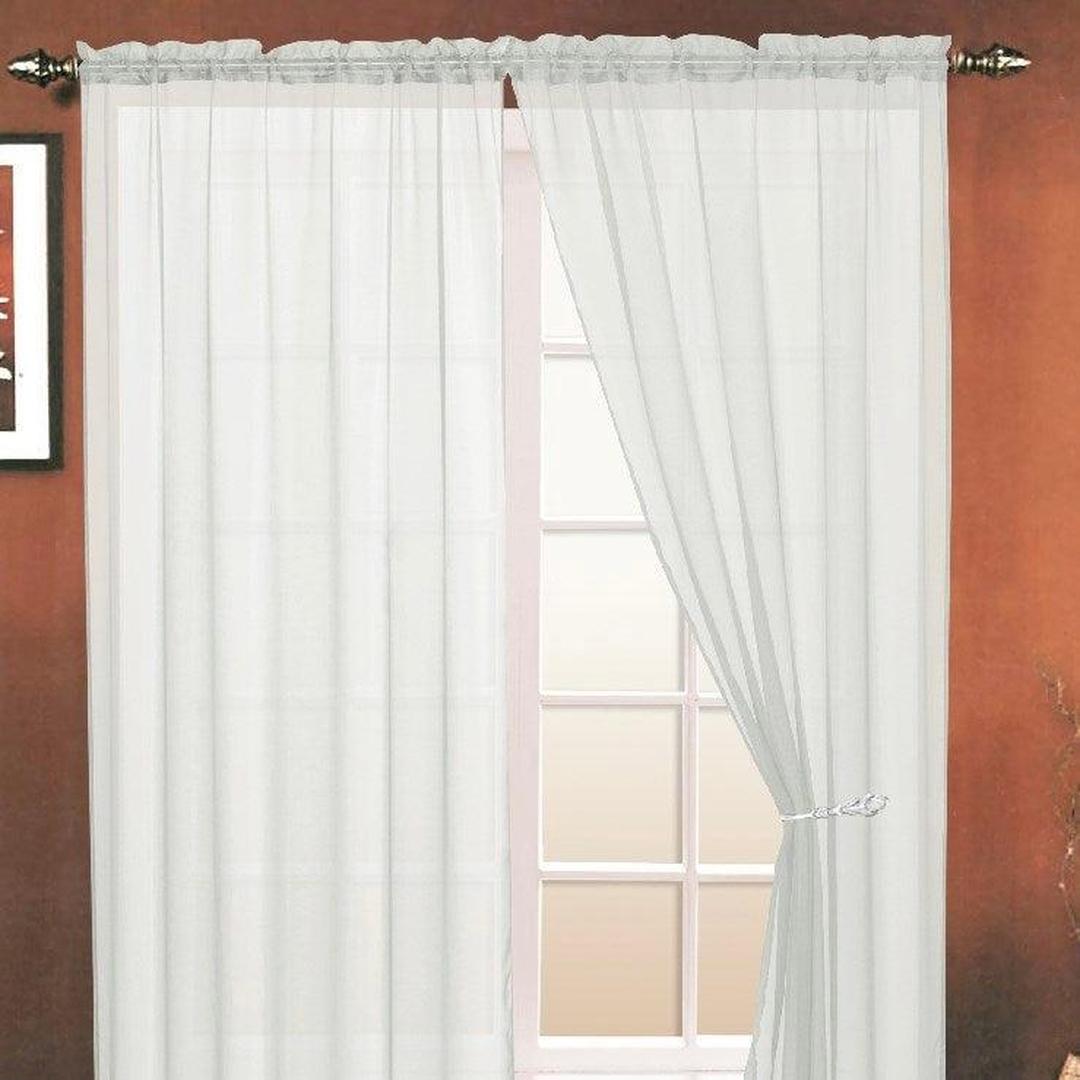 Elegant Sheila Beige Rod Pocket Panel - Timeless Style for Your Space (54" x 84")