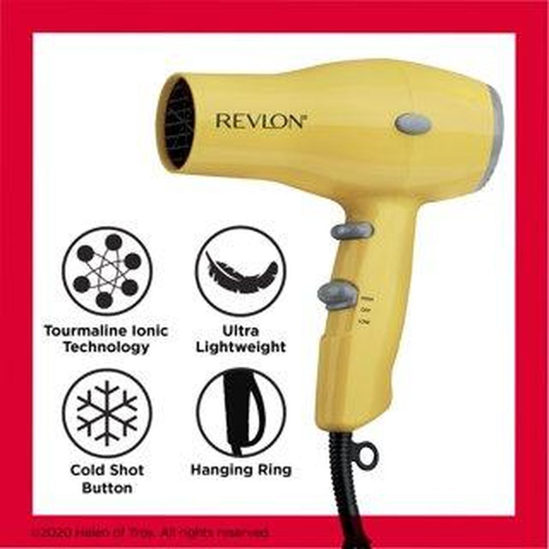 Revlon Travel Compact Ionic Hair Dryer Yellow