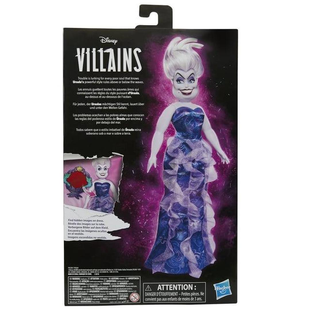 Disney Villains Ursula Fashion Doll Accessories and Removable Clothes