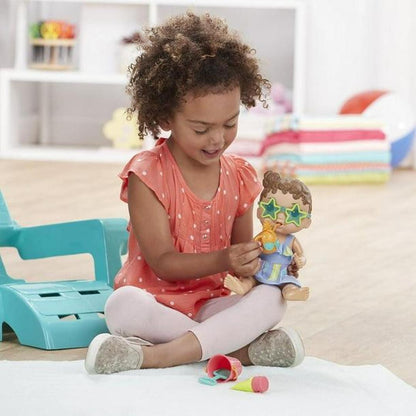 Baby Alive Sun 'n Sand Baby Brown Hair Doll with Beach Outfit and 5 Accessories