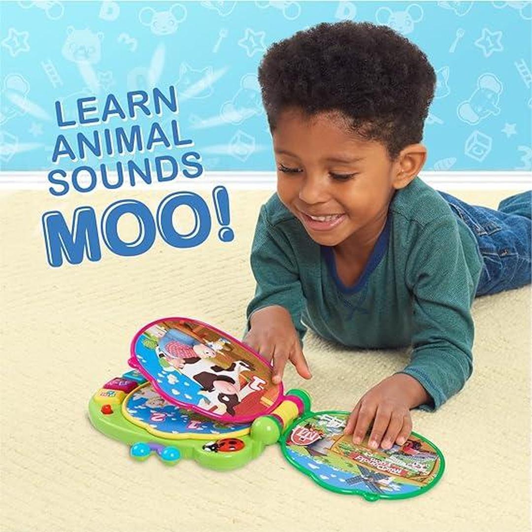 COCOMELON Learning Book Interactive Toy for Toddlers with 3 Learning Modes, 50 Learning Phrases, Ages 18+ Months, Officially Licensed Kids Toys for Ages 18 Month, and Present