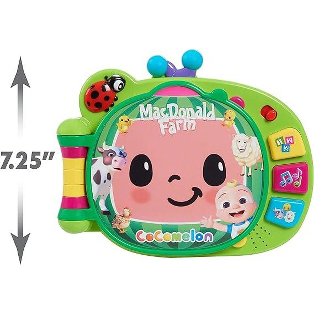 COCOMELON Learning Book Interactive Toy for Toddlers with 3 Learning Modes, 50 Learning Phrases, Ages 18+ Months, Officially Licensed Kids Toys for Ages 18 Month, and Present