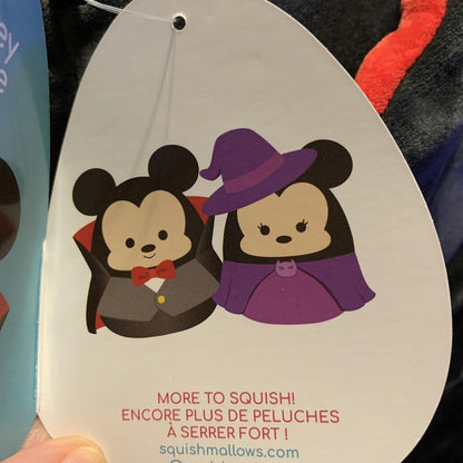 Squishmallows Disney Halloween Mickey Mouse Vampire 8" Plush Stuffed Animal
