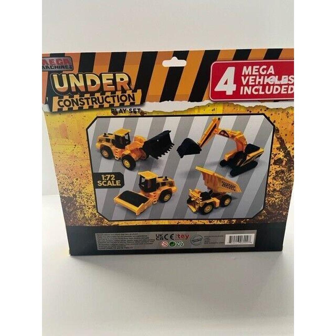 4pc Building Trucks
