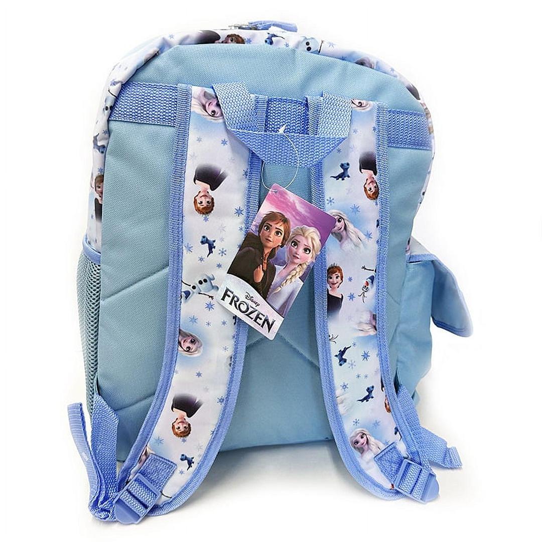 Frozen New 3D Molded Magic Sequins 16" Large Backpack