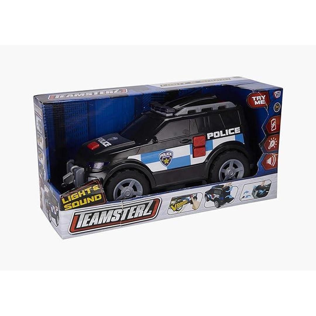 HTI Teamsterz TZ Light and Sound Police Toy Car (Black)