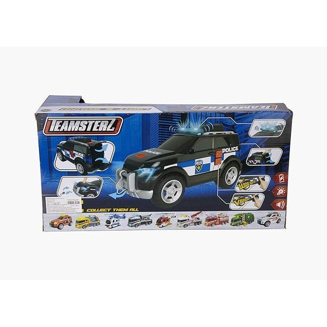 HTI Teamsterz TZ Light and Sound Police Toy Car (Black)