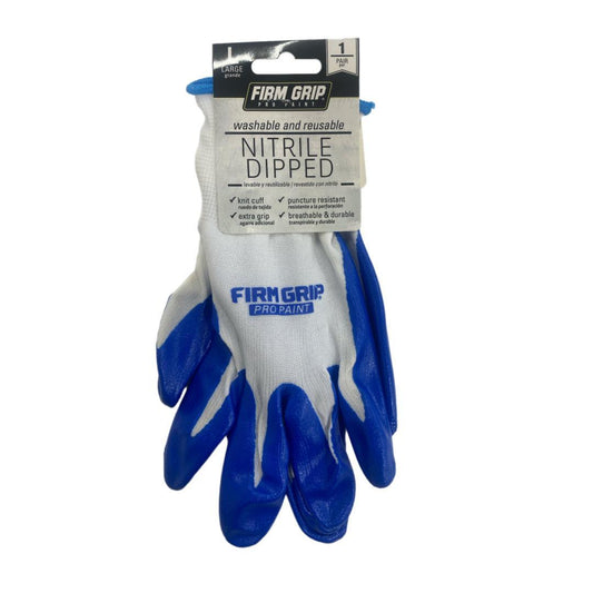 16WM Grip Pro Nitrile Dipped Glove Large