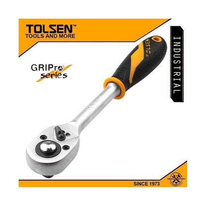 Tolsen Quick Release Reversible Ratchet Wrench (1/4" Drive) 15118 Industrial Series