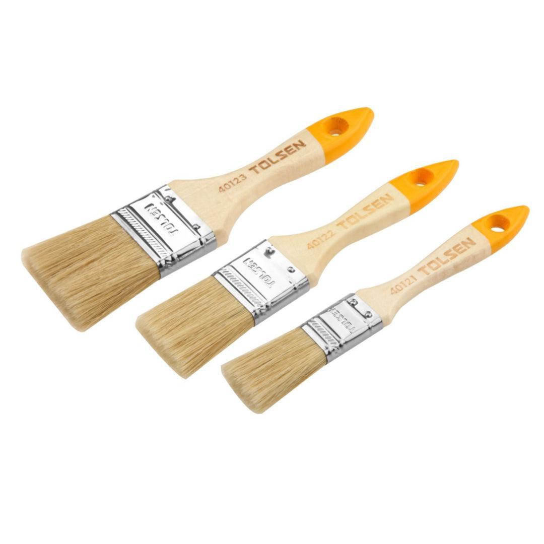 Tolsen 3 Piece Paint Brush Set