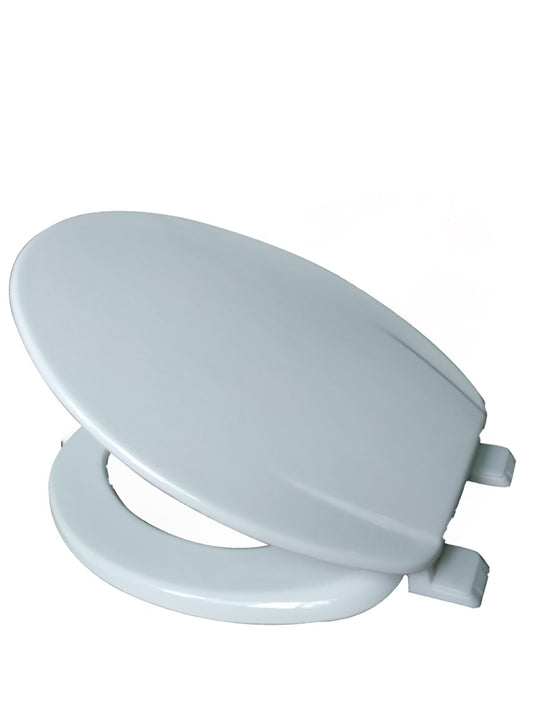 Dream Bath Heavy Duty Elongated Toilet Seat with Non-slip Seat and Quick-attach Easy Install Hardware, White