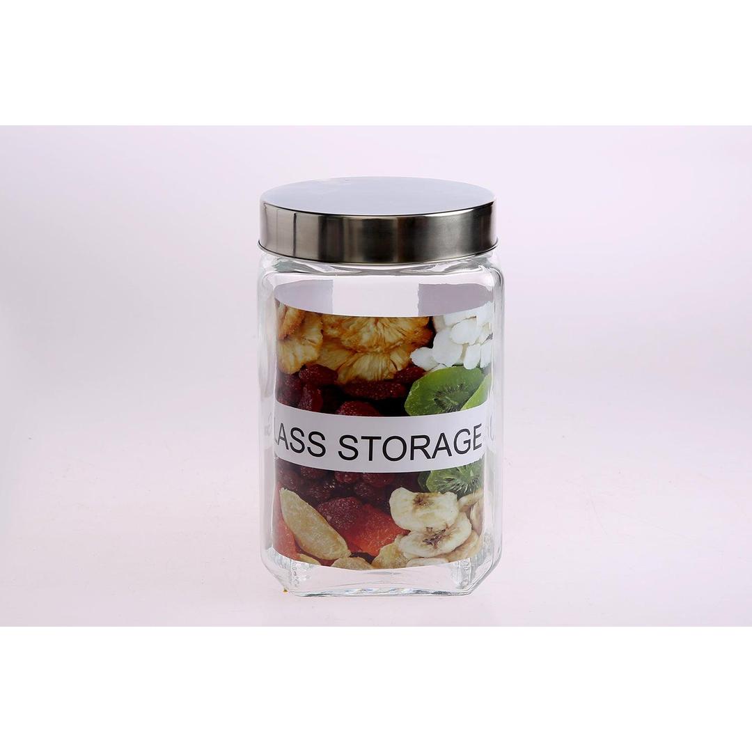 57.5oz/1700ml Glass Jar with Metal Lid