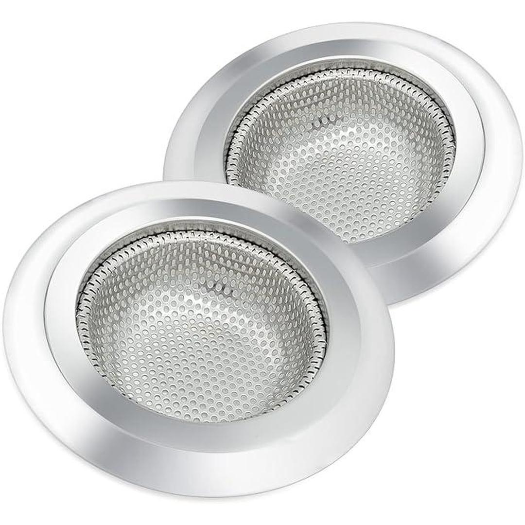 Dia 4.5"/2.2" 2PC Stainless Steel Sink Strainer Set