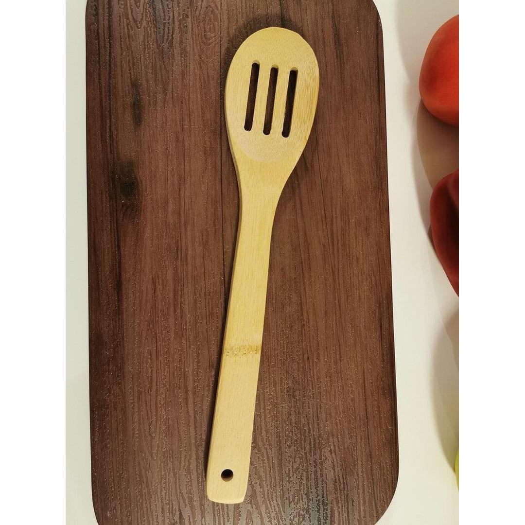 30cm/12" L Bamboo Slotted Spoon