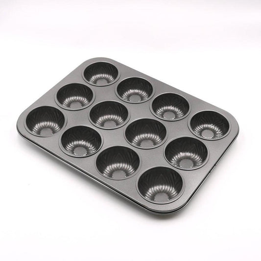 14in* 10.5in*1.2in  12 Cup Muffin Pan