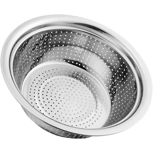 Dia 30cm/12" Heavy Duty Stainless Steel Micro-perforated Colander Strainer