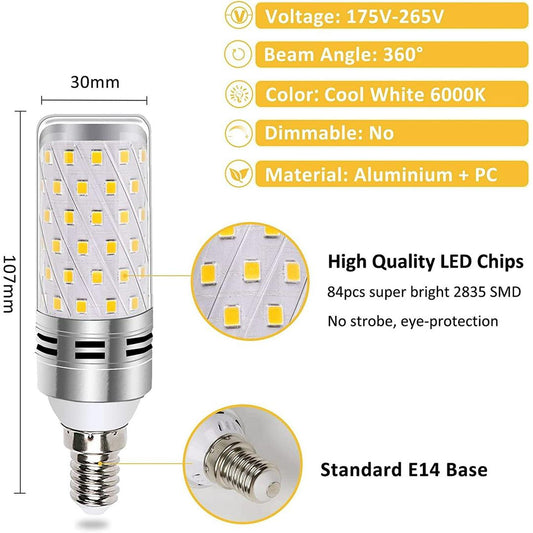 Day Light 6500K 16W(=100W) LED Light Bulb