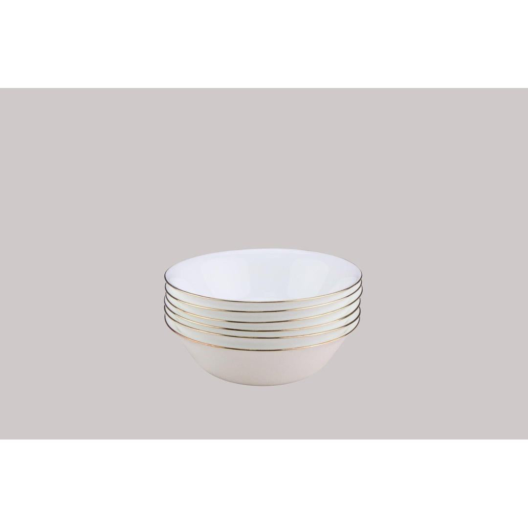 Opal Dia 5'' Soup Bowl With Goldrim